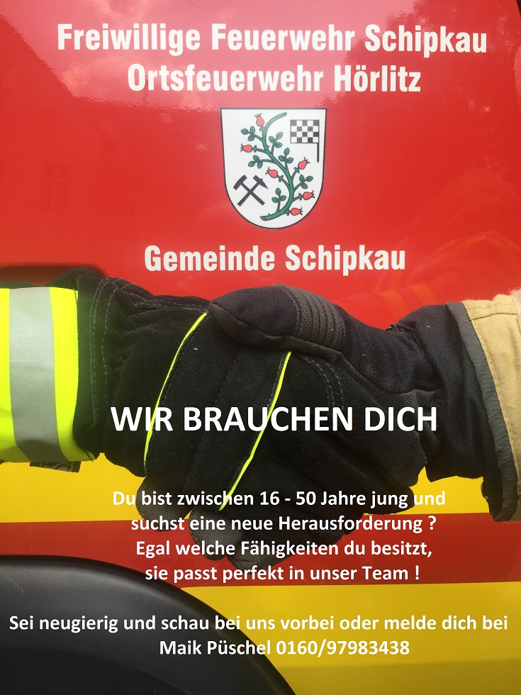 Flyer Feuerwehr Hoerlitz