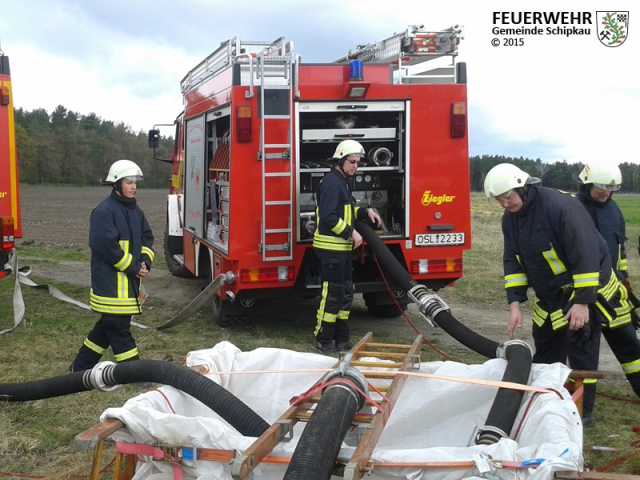 Übung mit dem THW am 18.04.2015