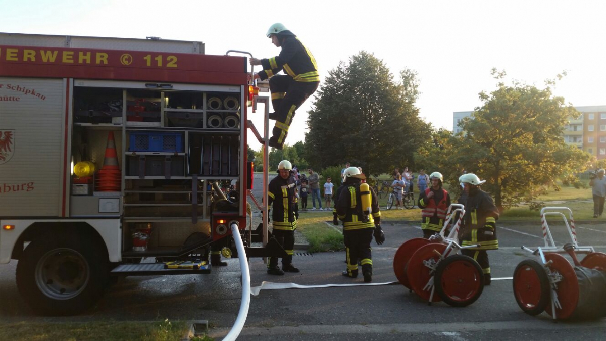 Einsatzübung in Schipkau