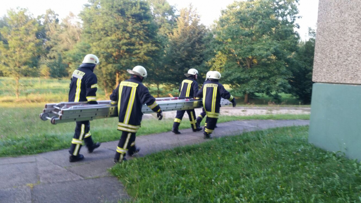 Einsatzübung in Schipkau